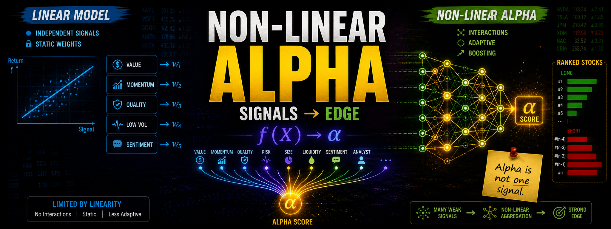 Non-Linear Alpha Signal Ranking (NLASR)