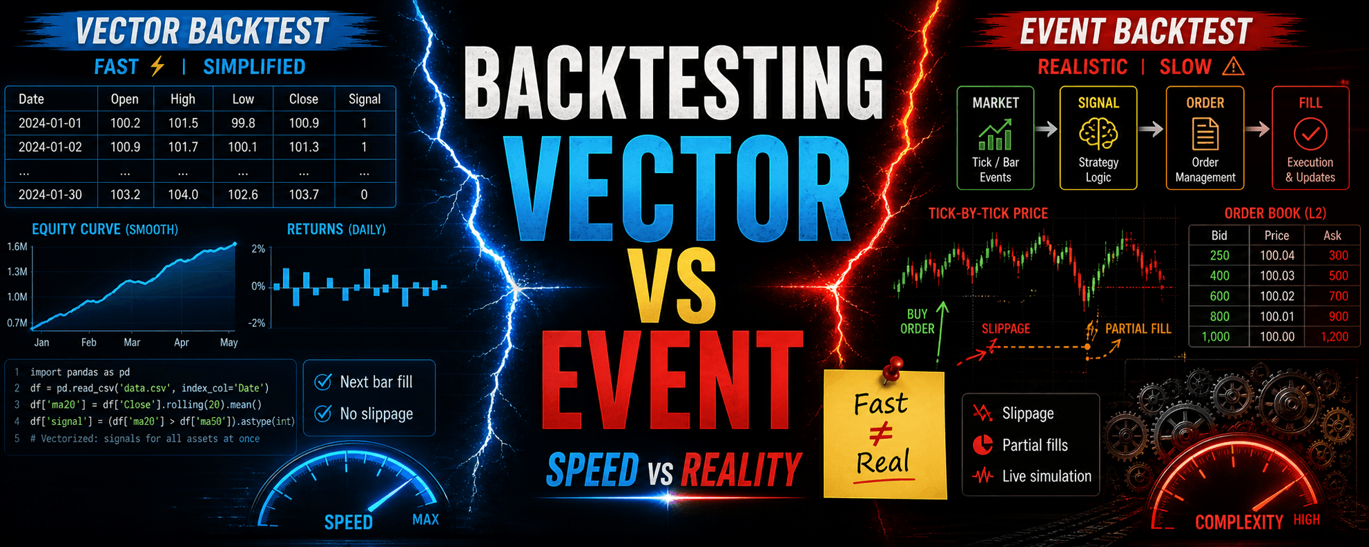 Backtesting Paradigms: Vector-Based vs Event-Based
