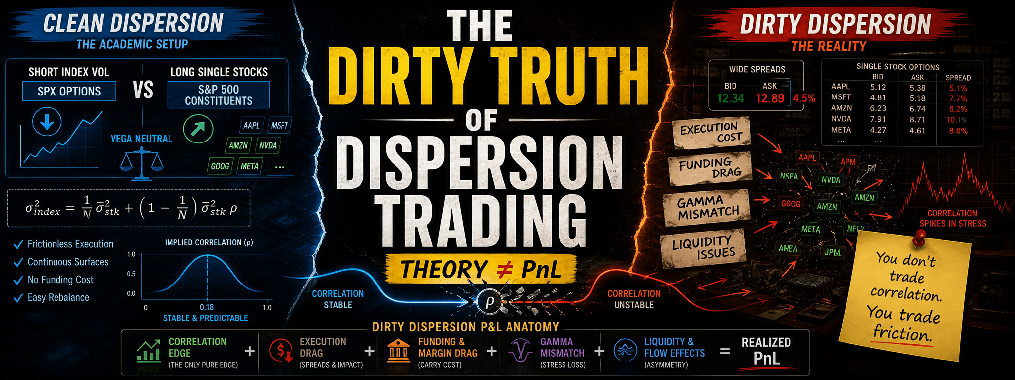 Dispersion Trading in Practice: The “Dirty” Version