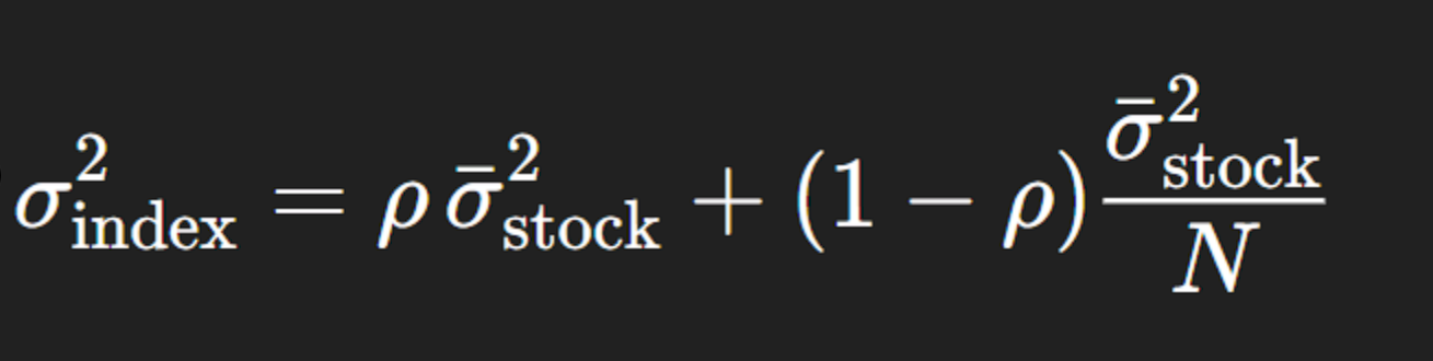 Dispersion Trading in Practice – Index Variance Formula